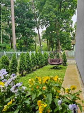 Cool flat with own garden, Jūrmala